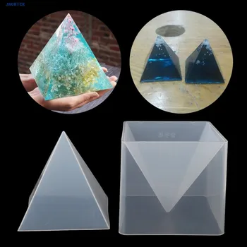 JAVRICK Super Piramida Silicon Mucegai Rasina de Artizanat Bijuterii de Cristal Mucegai, Cu Rama din Plastic