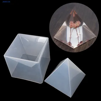 JAVRICK Super Piramida Silicon Mucegai Rasina de Artizanat Bijuterii de Cristal Mucegai, Cu Rama din Plastic