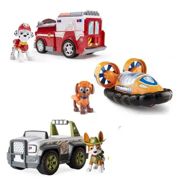 Original, autentic Paw Patrol Zuma s Hovercraft Catelul la Patrulla Canina Vehicul Jucărie Masina de Câine de patrulare everest Canin Jucărie original