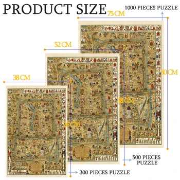Palatul Imperial Puzzle Harta 300 500 1000 Bucăți de Lemn Vechi de Istorie Puzzle China Faimosul Peisaj Harta pentru Adulti Jucarii