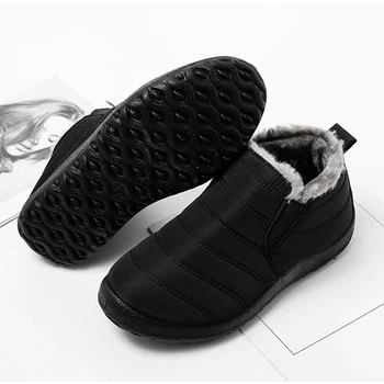 MCCKLE Femei Cizme Ultralight Pantofi de Iarna pentru Femei Glezna Botas Mujer Waterpoor Cizme de Zapada de sex Feminin Alunecare Pe Pantofi Casual Plat Pluș