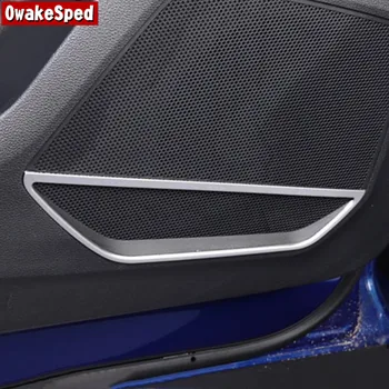Pentru Audi Q3 2019 Interior Din Oțel Inoxidabil Accesorii Auto Styling Usa Difuzor Audio Cadru Decorativ Autocolante