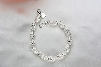 Calitate De Top Argint 925 Bratari Pentru Femei Accesorii De Nunta Lady Fahsion Zirconia Geometrice Brățară Fata Cadou