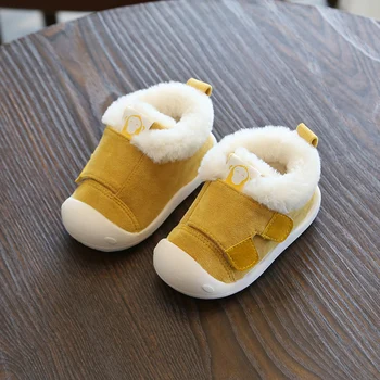 Infant Toddler Cizme Groase De Iarna De Pluș Copii Băieți Fete Cizme De Zăpadă În Aer Liber, Confortabil, Moale, Fund Non-Alunecare De Copil Pantofi Pentru Copii