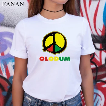 Numit olodum Michael Jackson Grafic T-Shirt pentru Femei MJ Retro Antirăzboi Dragoste și Pace Temă numit olodum Dans Print T Shirt Tumblr Haine