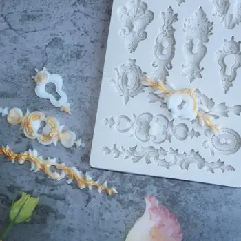 Relief Totem-stil Cheii de Silicon Mucegai Fondant Tort de Decorare Mucegai Sugarcraft Ciocolata Instrument de Copt Pentru Prăjituri Gumpaste Forma