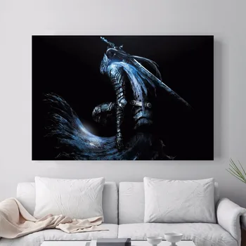 Dark Souls Joc Opera De Arta Canvas Arta Print Tablou Poster De Perete Imagini Pentru Acasă Decorare Dormitor Decor Cadru, Tesatura De Matase
