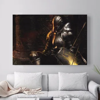 Dark Souls Joc Opera De Arta Canvas Arta Print Tablou Poster De Perete Imagini Pentru Acasă Decorare Dormitor Decor Cadru, Tesatura De Matase