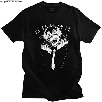 Noutatea Râs Vampir Tokyo Ghoul Tricouri Barbati Din Bumbac Pur Manga T Shirt Anime Japonez Kaneki Ken Teuri Idee De Cadou Haine Merch