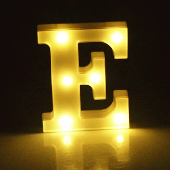 Luminos 26 Alfabetul englez Led Lumină Scrisoare Creative Led Baterie Lampă de Noapte 16cm Romantic Petrecere de Nunta Cameră Scrisoare Decor