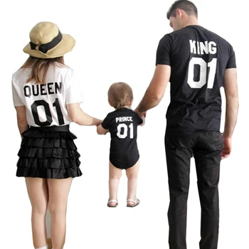 Vara Familie, Mama Fiica, T-shirt 2020 Familie Îmbrăcăminte Tatăl și Fiul T-Shirt cu Maneci Scurte din Bumbac Familie Haine de Potrivire