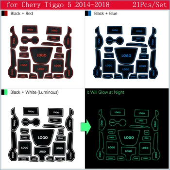 Pentru Chery Tiggo 5 2016 2017 2018 Grand Tiggo5 Anti-Alunecare De Cauciuc Poarta Slot Cupa Mat Usa Groove Mat Accesorii Auto