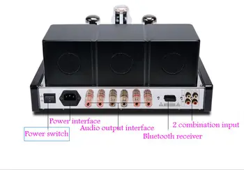 Nobsound MS-50D Clasa a EL34 Vid Tub Amplificator Stereo Amplificator de Putere Cu Bluetooth