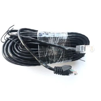 Valoarea 4 buc 20M 65ft cat5 Cablu de Rețea Ethernet RJ45 Patch-uri în aer liber rezistent la apa Cablu LAN Fire Pentru CCTV, Camera IP POE Sistem