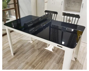 Personalizat Oval fata de Masa din PVC Transparent față de Masă Rotundă Impermeabil Masă de Bucătărie Mat Ulei-dovada Capac de Masă față de Masă de Silicon