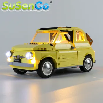 SuSenGo Lumină LED-uri kit Pentru 10271 Creator Fiat 500 , (Modelul Nu este Inclus)