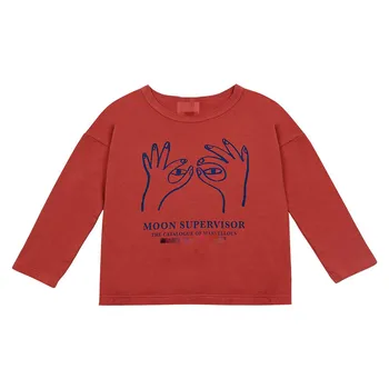 Pre-vânzare Ins Fierbinte Stil 2020aw de Toamnă și de Iarnă cu mâneci Lungi T-shirt Bobo T-shirt pentru Baieti si Fete Bumbac T-shirt