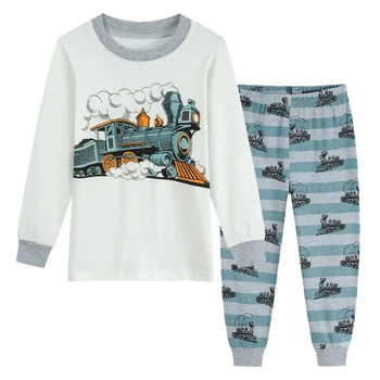 Ursul Lider Băieții De Desene Animate De Imprimare Îmbrăcăminte Set Nou De Toamnă De Primăvară De Moda Pentru Copii Pijamale Pentru Copii Pijamale Pentru Copii Haine 2-7 Ani