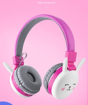 Drăguț Pisică Ureche Bluetooth Wireless Căști Pliabile Cat наушники Gaming Headset Pentru Muzică cu Căști Cu Microfoane