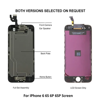 Set complet LCD Pentru iPhone 5S 6 6S Ecran LCD Ansamblu Complet de Înlocuire Pentru Apple iPhone 6 6S Touch LCD Digitizer Clasa AAA+++