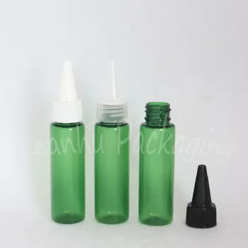 30ML Verde Sticla de Plastic a Subliniat Gura Pac , 30CC Gem/Gel de Duș Ambalaje Sticla , Machiaj Sub-îmbuteliere ( 50 buc/Lot )