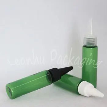 30ML Verde Sticla de Plastic a Subliniat Gura Pac , 30CC Gem/Gel de Duș Ambalaje Sticla , Machiaj Sub-îmbuteliere ( 50 buc/Lot )