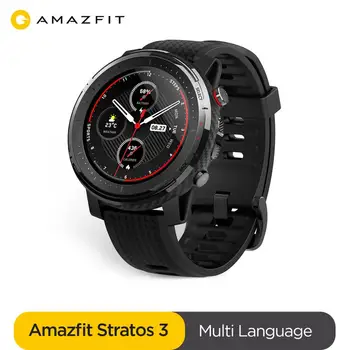 Amazfit Stratos 3 Bluetooth în aer liber Smartwatch 19 Moduri de Sport Ceas cu Alarmă GPS de Urmărire 5ATM GPS Muzica Rata de Inima de 14 Zile Bateria