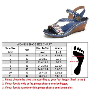 SOCOFY Femei din Piele Sandale pe Glezna Curea de Cusut cu Cârlig Buclă la Mijlocul Toc Casual Ladies Outdoor Sandals Pantofi 2020