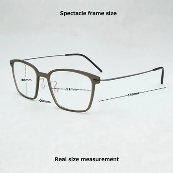 Brand Optice Ochelari Cadru Bărbați Ultralight Pătrat Ochelari de vedere Plastic Titan TR90 transparent cadru Spectacol