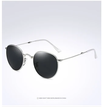 Unic Oglindă Ovală Polarizate ochelarii de Soare pliabili Ori Ochelari de Soare Portabil de Înaltă Calitate pentru Conducere
