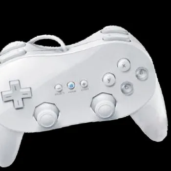 Alb/Negru De Înaltă Calitate Clasic Cu Fir Controler De Joc De Jocuri De Noroc La Distanță Pro Gamepad Șoc Joypad Joystick Pentru Nintendo Wii 2