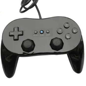 Alb/Negru De Înaltă Calitate Clasic Cu Fir Controler De Joc De Jocuri De Noroc La Distanță Pro Gamepad Șoc Joypad Joystick Pentru Nintendo Wii 2