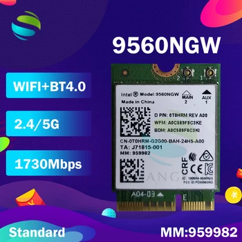 Placa Wifi Intel Dual Band AC 9560 9560NGW 9560AC 0T0HRM 1.73 Gbps unitati solid state-Cheie E placa Wifi 80211ac BT5.0 MM:959982 pentru W10