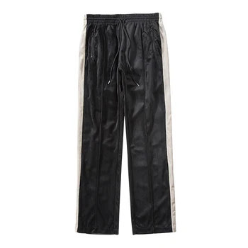 Urban Streetwear Catifea Pantaloni pentru Toamna și Iarna Hip Hop Mozaic Sudoare Pantaloni Largi Casual Velur Trening Barbati 2020