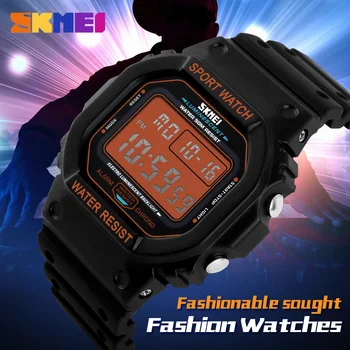 SKMEI 1134 Bărbați Digital Ceas Sport Fashion Militar în aer liber Ceasuri de Alarmă Ceas Cronograf Rezistent la Apa Ceasuri de mana