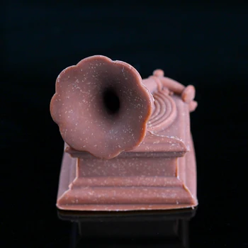 Nicole 3D Fonograf Design Mucegai Silicon Tort Fondant Instrumente de Decorare Săpun Manual Bomboane de Ciocolata Face Mucegai