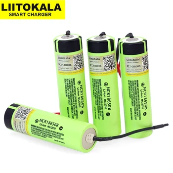 8PCS LiitoKala nou original NCR18650B 3.7 v 18650 3400 mAh baterie reîncărcabilă litiu lipire gel de siliciu DIY baterie