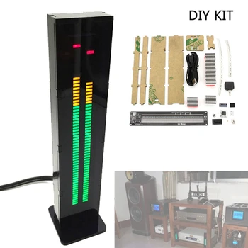 AS60 Dual Channel LED-uri de Muzică Digitală Spectru o Nivelul de zgomot Display DIY Kit