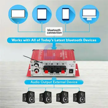 12V 200W HiFi Bluetooth Digital, Amplificator de Putere Stereo Mini Audio Amp Masina Acasa Radio FM Stereo Pentru Card SD, U Disc AUX MP3 de Intrare