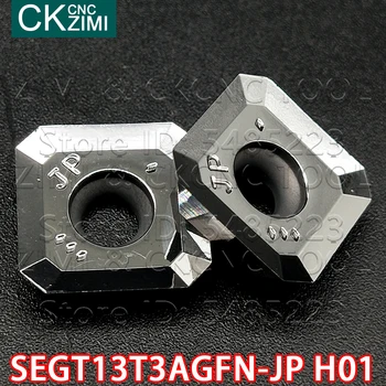 SEGT13T3AGFN-JP H01 carbură lama CNC insertii de Aluminiu cutite de strung lama de prelucrare a lemnului instrumente de cotitură SEGT pentru Cupru aluminiu