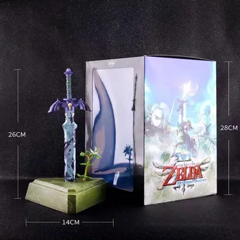 Zelda gură de Sălbăticie Maestru Sabie Zelda spre Cer Sabie link-ul de Master Sword Acțiune Figura Model de Păpușă Jucărie Cadou