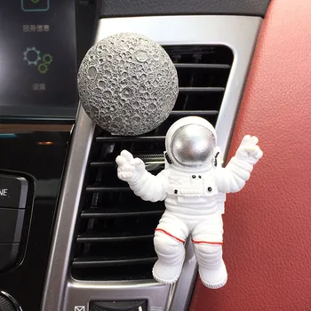 Creative Odorizant Auto Rășină Spațiu, Astronaut Masina Aer Condiționat Priza De Parfum Clip Parfum Auto Ornamente Decor
