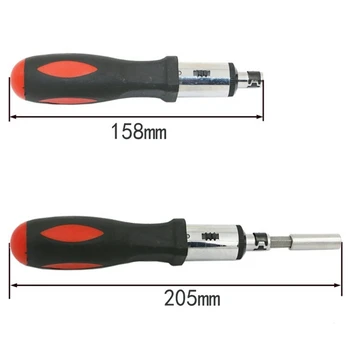 Două-mod de Șurubelniță cu Clichet cu Kit Universal cu Arbore Flexibil 9Pcs Șurubelniță Biți Conectat Rod Magnetizer Unelte de Mână