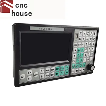 Oferta speciala fierbinte 5 axe offline CNC controller set 500KHz sistem de control al mișcării cu ecran de 7 inch 6 axe de oprire de urgență roată de mână