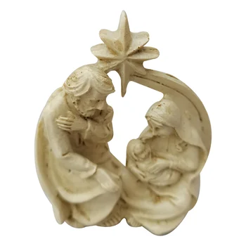 Statuia Nașterii Ornament Rășină Figurina Cadou de Crăciun Decor Acasă durabil de înaltă calitate rășină de Crăciun clasice cadou Perfect