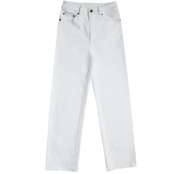 Femei Blugi Baggy Jeans Pentru Femei 2020 Mama Blugi Talie Mare Alb Vrac Spălat Moda Direct Pantaloni din Denim Vintage Streetwear