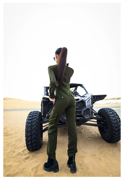 2020 nou toamna și iarna marca femei doamnelor fete armata verde Streetwear salopete haine