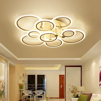 Moderne LED Lumini Plafon Pentru luat Masa Camera de zi Bucatarie Corpuri de Lampă Acasă Restaurant Plafon Cu Telecomanda Dormitor Plafonului