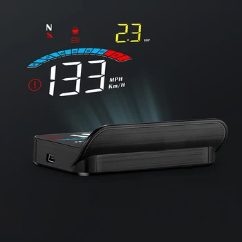 2020 Universal HUD pentru Toate GPS Auto Head Up Display Indicator Vitezometru Digital Parbriz Viteza Proiector Busola Tensiune KM/h MPH
