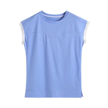 MRMT 2021 Brand Vara Noi Femei Tricou Rotund Gat Corn Mâneci Bottom T-shirt pentru Femei Lungă cu mâneci Scurte, Bluze T-shirt